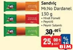 DARDANEL MR. NO SANDVİÇ 130 G